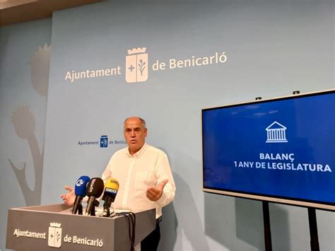 juanma cerdá|L’alcalde de Benicarló fa balanç del primer any de legislatura.